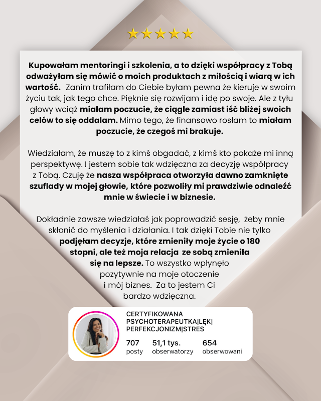 Opinia klientki 2