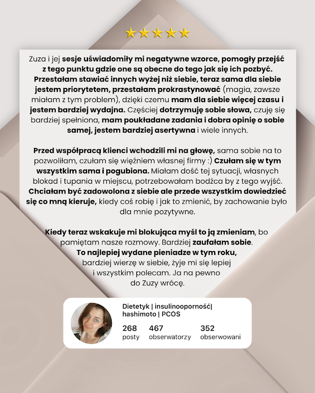 Opinia klientki 6